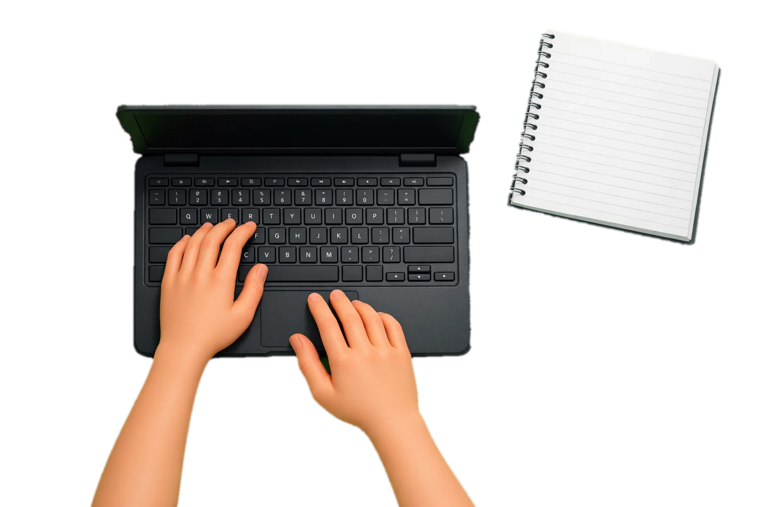 Goblins running on laptop, tablet, and phone